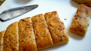 Easy Garlic Bread Sticks with Cheesy Dip and Oregano Seasoning ( Domino’s style)