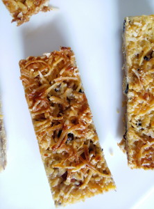 Healthy Snack-Coconut Bars