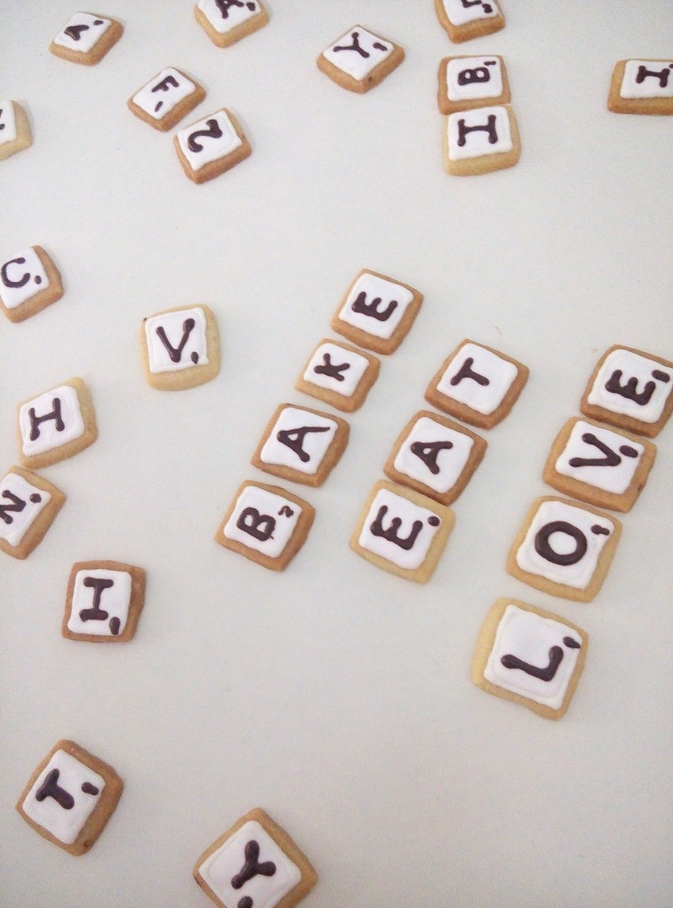 Scrabble Cookies