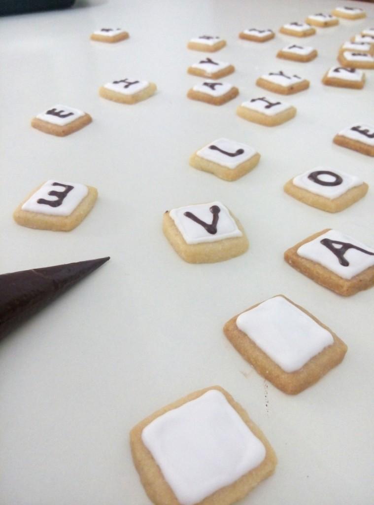 Scrabble Cookies
