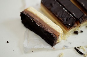 Homemade Twix bars