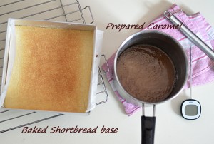 Homemade Twix bars