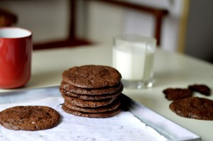 Chocolate fudge cookies