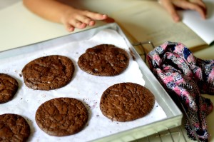Chocolate fudge cookies