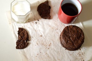 Chocolate fudge cookies