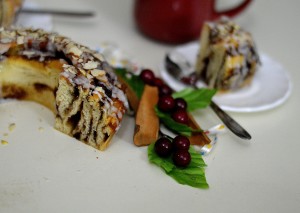 Cinnamon Roll Christmas Wreath