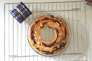 Cinnamon Roll Christmas Wreath
