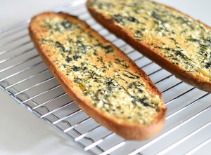 Appetizers Garlic Basil bread sticks