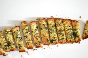 Appetizers Garlic Basil bread sticks
