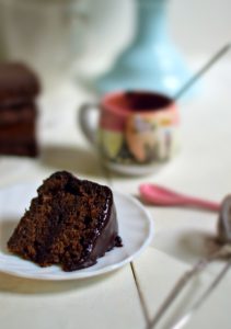 Extra moist chocolate cake