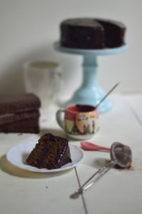 Extra moist chocolate cake