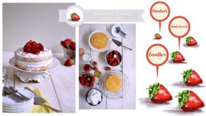 Eggless Strawberry and Cream Naked cake