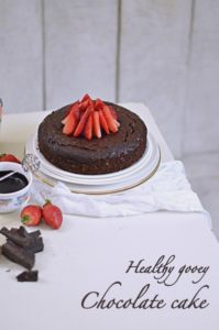 Healthy Gooey Chocolate Cake