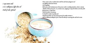 quick homemade tahini 