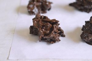 Nuts and Seeds Chocolate Clusters