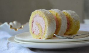Swiss Jello Roll food photography 