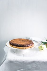 No bake chocolate silk cake