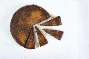 No bake chocolate silk cake