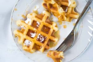 food photography waffles 
