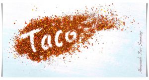 Homemade Taco Seasoning  food styling 