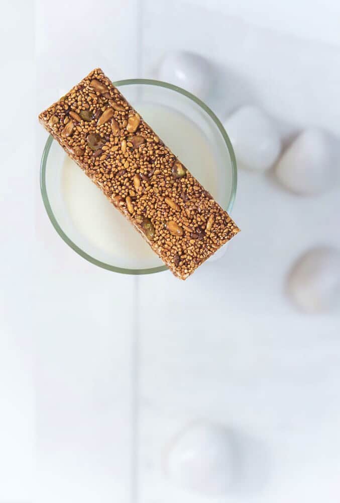 Puffed Amaranth Energy Bars food styling 