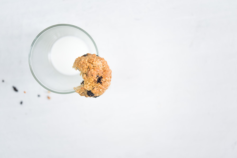 Healthy Oatmeal Cookies food photography