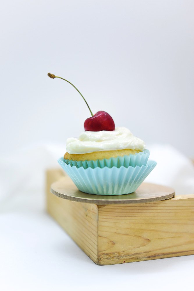 Eggless Buttercream Cupcakes