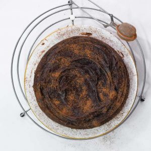 Chocolate Fudge Cake Eggless Recipe