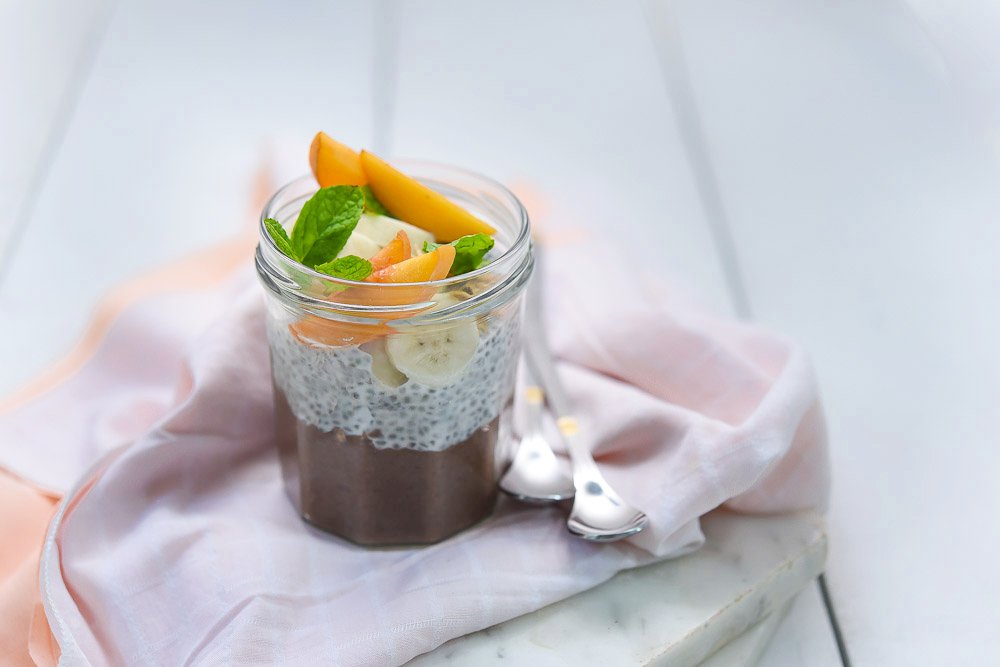 Healthy Chocolate Chia Pudding