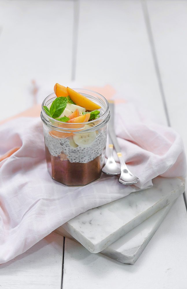 Healthy Chocolate Chia Pudding