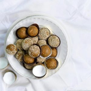 Roasted Moong Dal Energy Balls