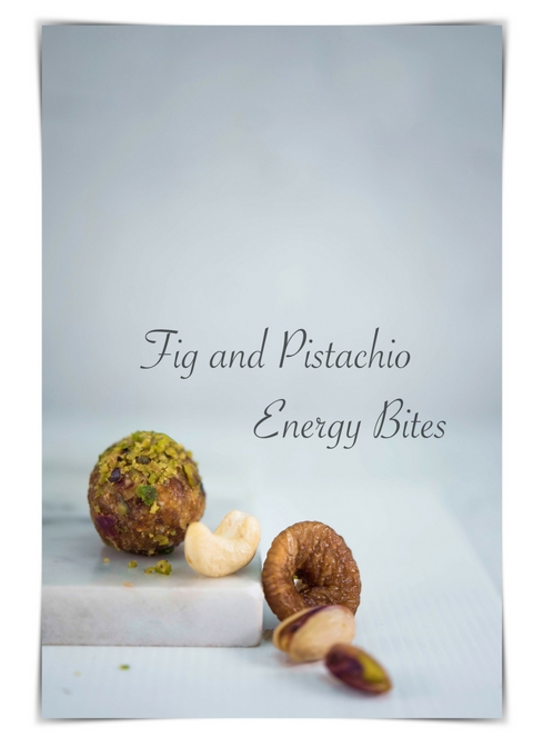 Fig and Pistachio Energy Bites 