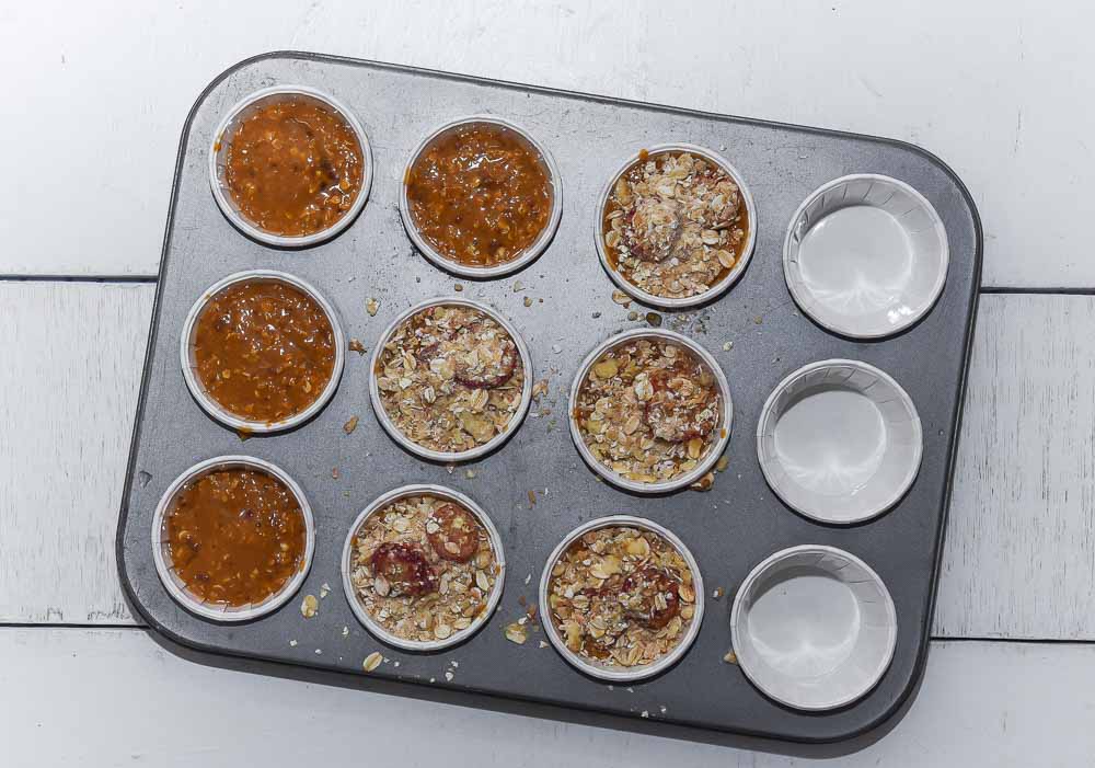 Strawberry Oat Crumb Top Muffins